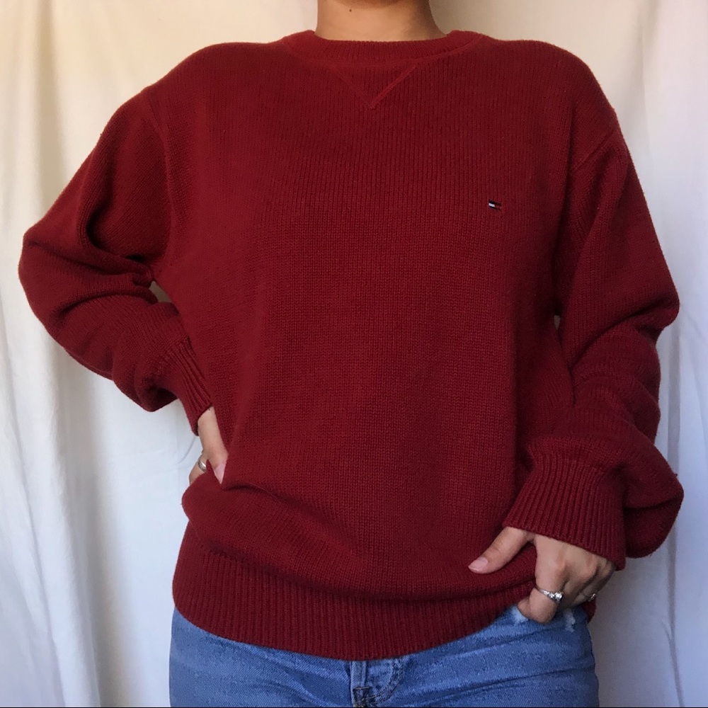 Tommy Hilfiger sweater (red)  / size L